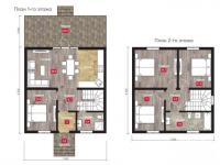 Анапа планирвока дома 100кв.м